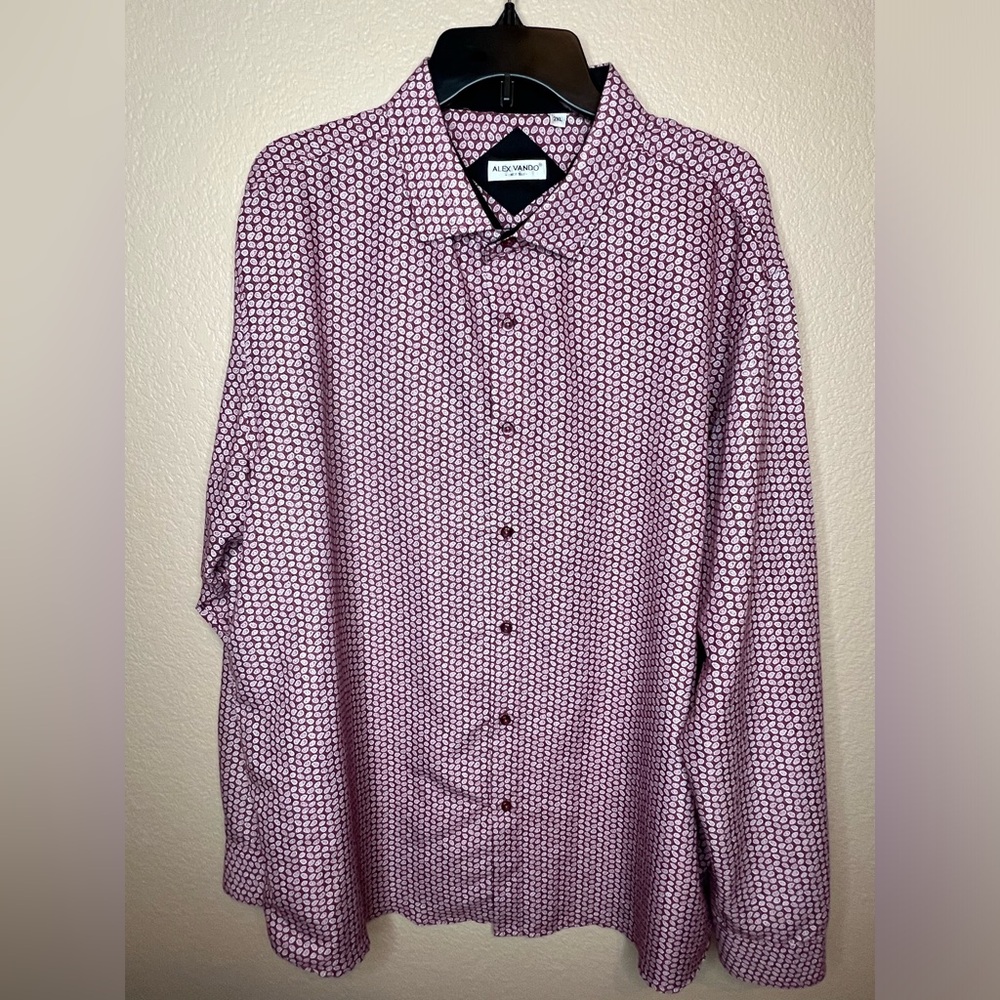 Men's Paisley Print Dress Shirt